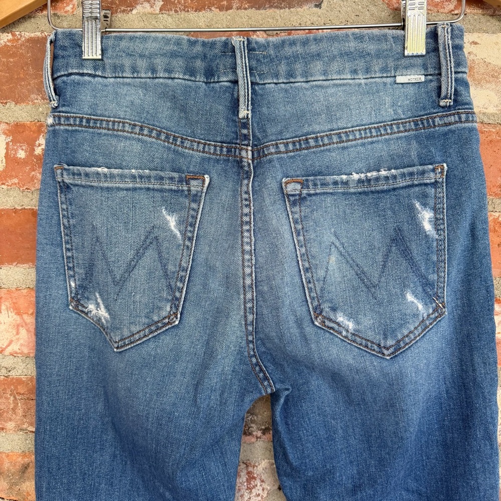 MOTHER‎ Looker Crop High Waist Skinny Jeans 26 Snipping Stones - Picture 4 of 13